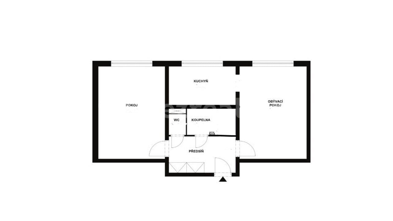 Prenájom bytu 2-izbový 54 m², Přistoupimská, Praha, Praha Prenájom bytu 2-izbový 54 m², Přistoupimská, Praha, Praha