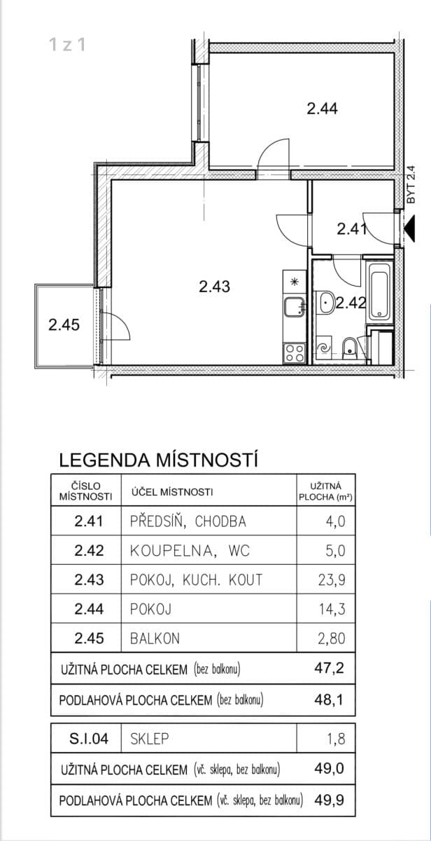 Prenájom bytu 2-izbový 52 m², Jaroslava Holečka, Kladno, Středočeský kraj Prenájom bytu 2-izbový 52 m², Jaroslava Holečka, Kladno, Středočeský kraj