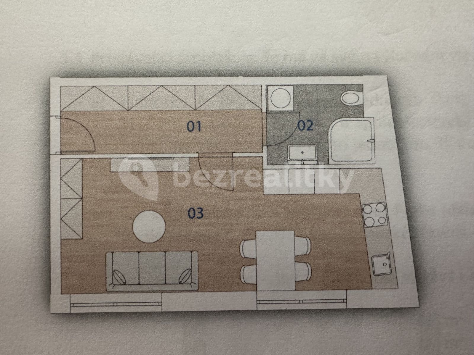 Prenájom bytu 1-izbový 38 m², Praha, Praha Prenájom bytu 1-izbový 38 m², Praha, Praha