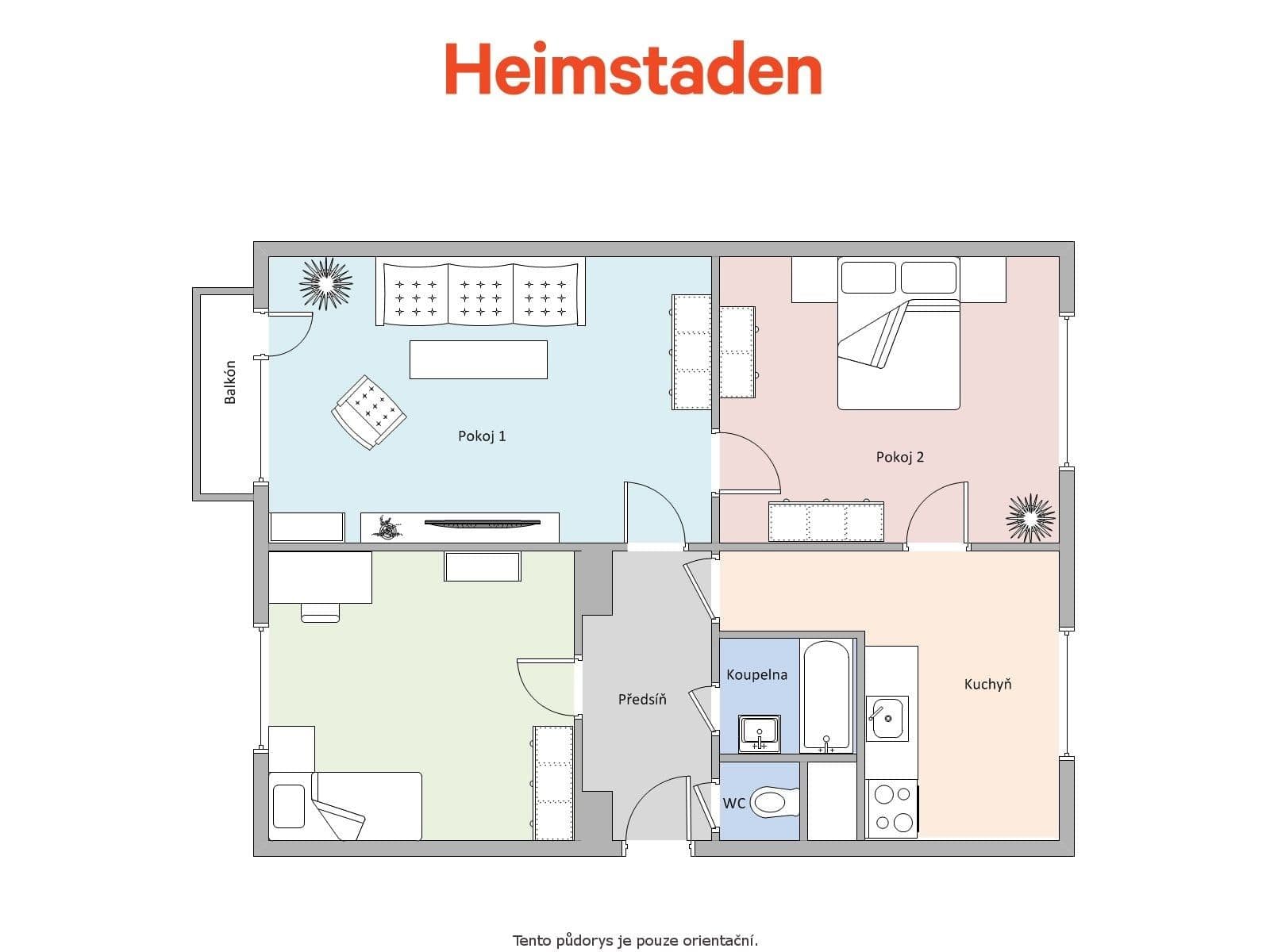 Prenájom bytu 3-izbový 69 m², Erbenova, Havířov, Moravskoslezský kraj Prenájom bytu 3-izbový 69 m², Erbenova, Havířov, Moravskoslezský kraj