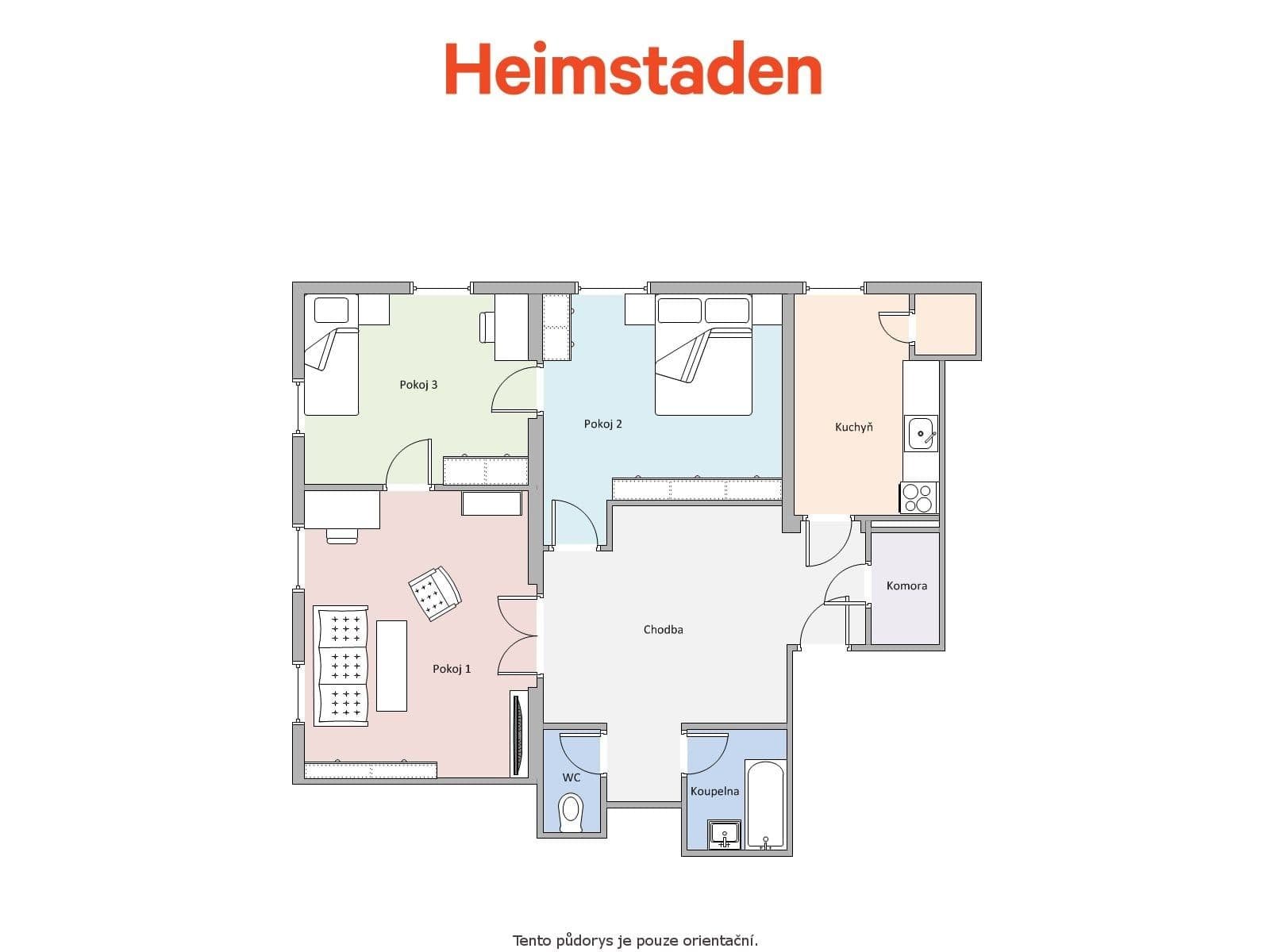 Prenájom bytu 3-izbový 81 m², U Stromovky, Havířov, Moravskoslezský kraj Prenájom bytu 3-izbový 81 m², U Stromovky, Havířov, Moravskoslezský kraj