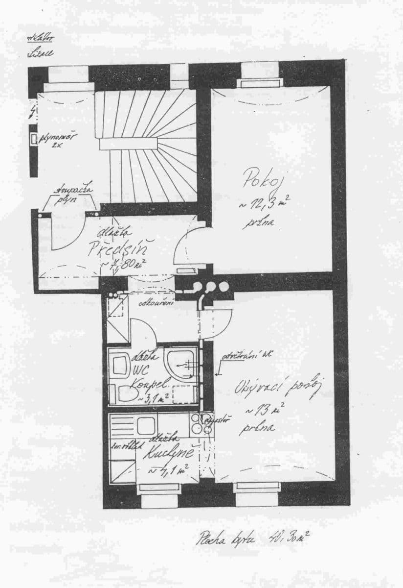Prenájom bytu 2-izbový 47 m², Roháčova, Praha, Praha Prenájom bytu 2-izbový 47 m², Roháčova, Praha, Praha