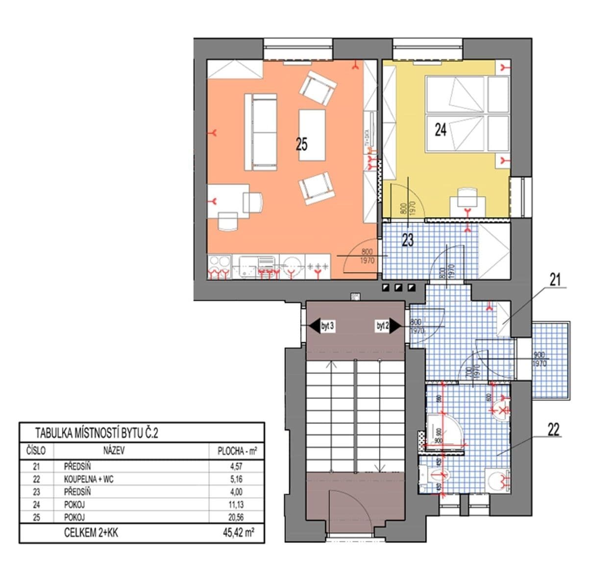 Prenájom bytu 2-izbový 44 m², Lihovarská, Ostrava, Moravskoslezský kraj Prenájom bytu 2-izbový 44 m², Lihovarská, Ostrava, Moravskoslezský kraj