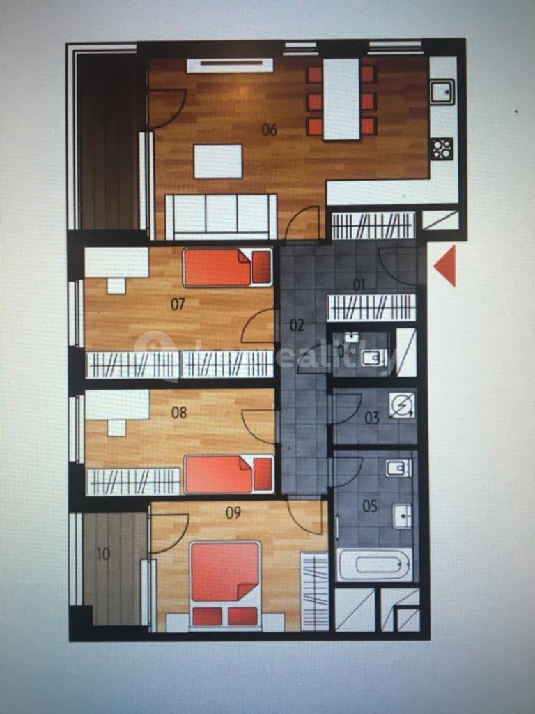 Prenájom bytu 4-izbový 109 m², Walterovo náměstí, Praha, Praha Prenájom bytu 4-izbový 109 m², Walterovo náměstí, Praha, Praha