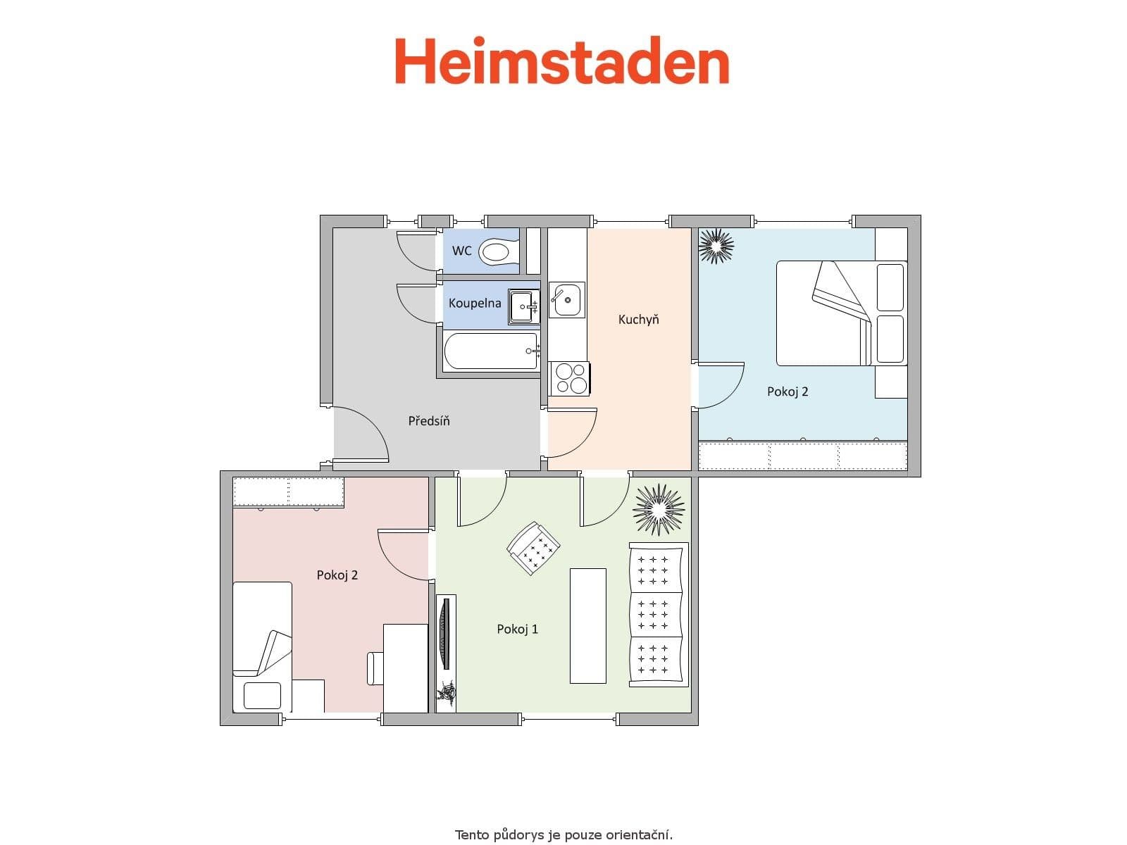 Prenájom bytu 3-izbový 69 m², Hlavní třída, Havířov, Moravskoslezský kraj Prenájom bytu 3-izbový 69 m², Hlavní třída, Havířov, Moravskoslezský kraj