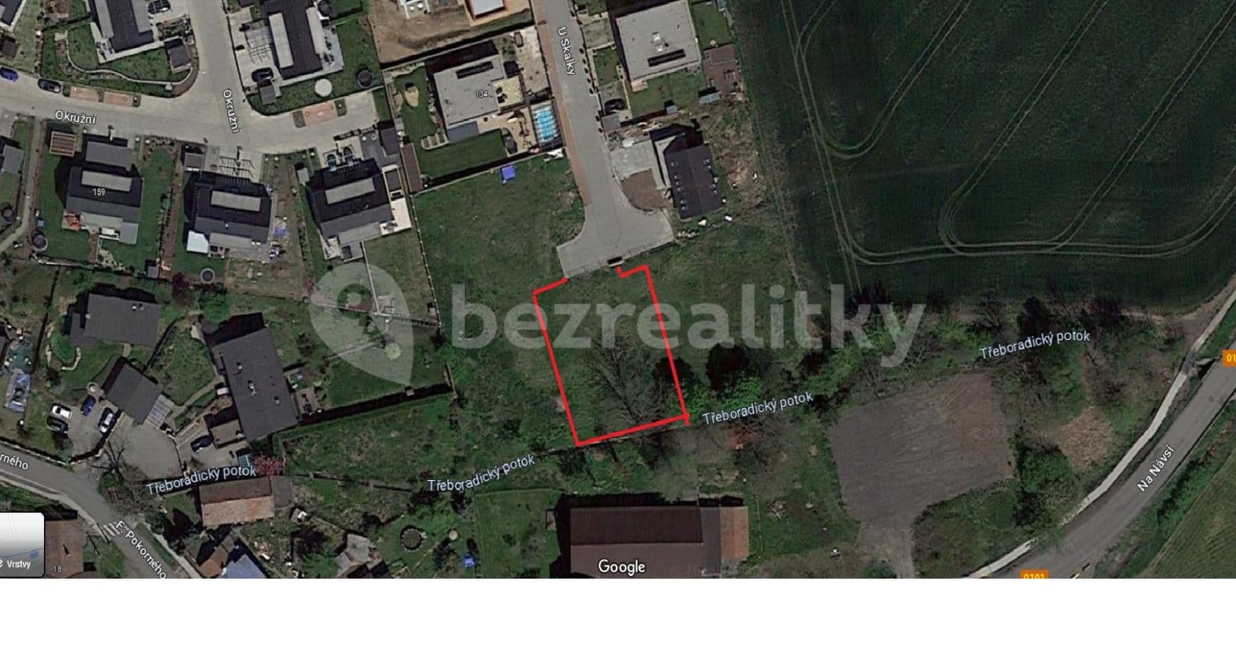 Predaj pozemku 720 m², U Skalky, Veleň, Středočeský kraj