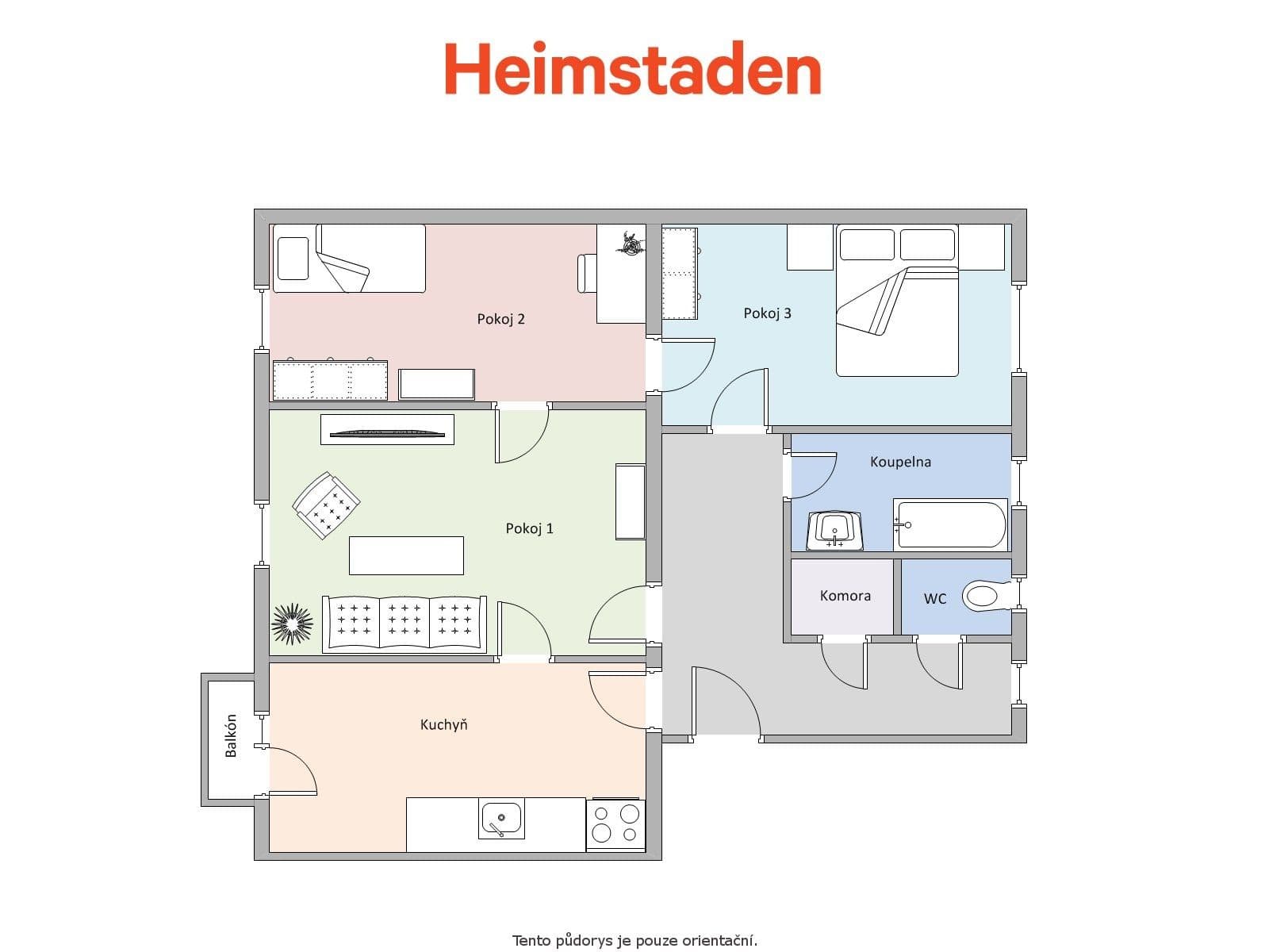 Prenájom bytu 3-izbový 70 m², Slovenského národního povstání, Havířov, Moravskoslezský kraj Prenájom bytu 3-izbový 70 m², Slovenského národního povstání, Havířov, Moravskoslezský kraj