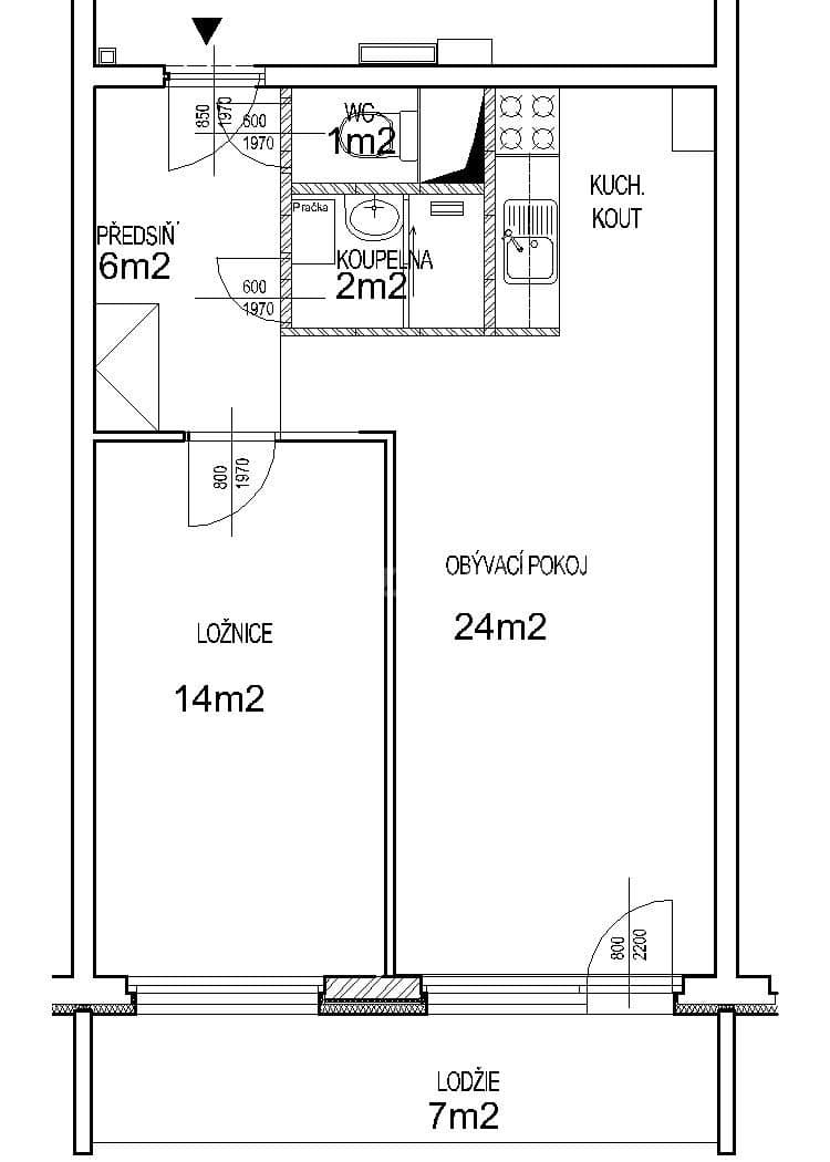Prenájom bytu 2-izbový 56 m², Milánská, Praha, Praha Prenájom bytu 2-izbový 56 m², Milánská, Praha, Praha