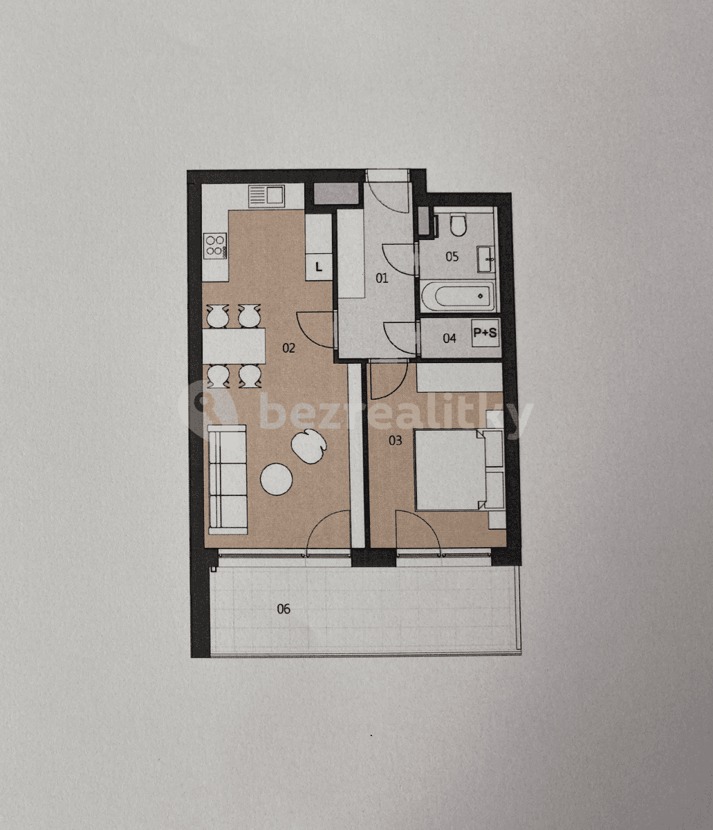 Prenájom bytu 2-izbový 54 m², U Plynárny, Praha, Praha Prenájom bytu 2-izbový 54 m², U Plynárny, Praha, Praha