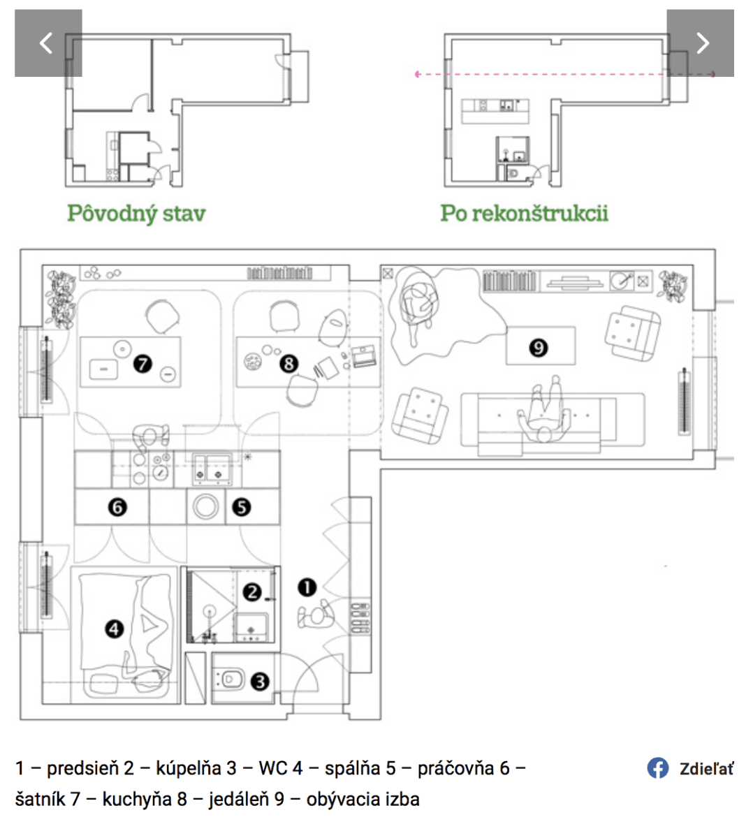 Predaj bytu 2-izbový 55 m², Herlianska, Ružinov, Bratislavský kraj