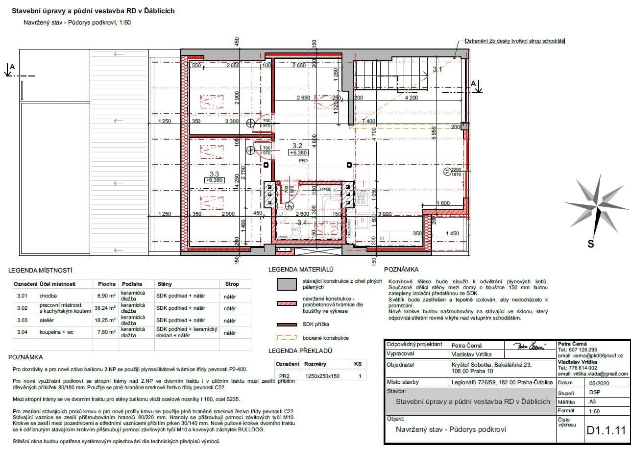Prenájom bytu 3-izbový 80 m², Legionářů, Praha, Praha Prenájom bytu 3-izbový 80 m², Legionářů, Praha, Praha