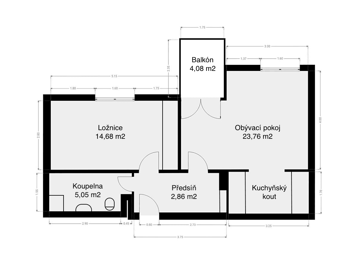 Predaj bytu 2-izbový 50 m², Tavolníková, Praha, Praha Predaj bytu 2-izbový 50 m², Tavolníková, Praha, Praha