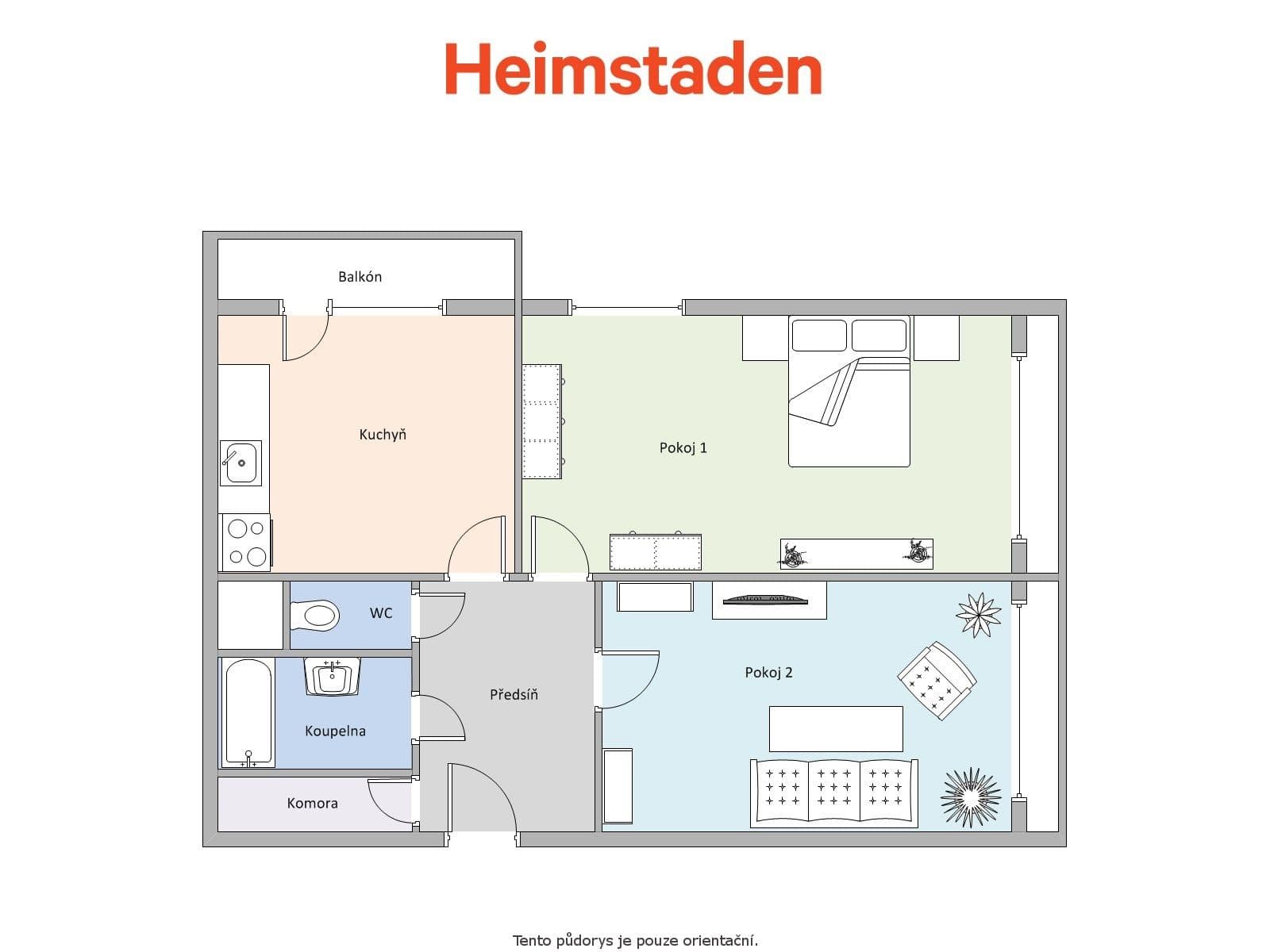 Prenájom bytu 2-izbový 62 m², Masarykova třída, Orlová, Moravskoslezský kraj Prenájom bytu 2-izbový 62 m², Masarykova třída, Orlová, Moravskoslezský kraj