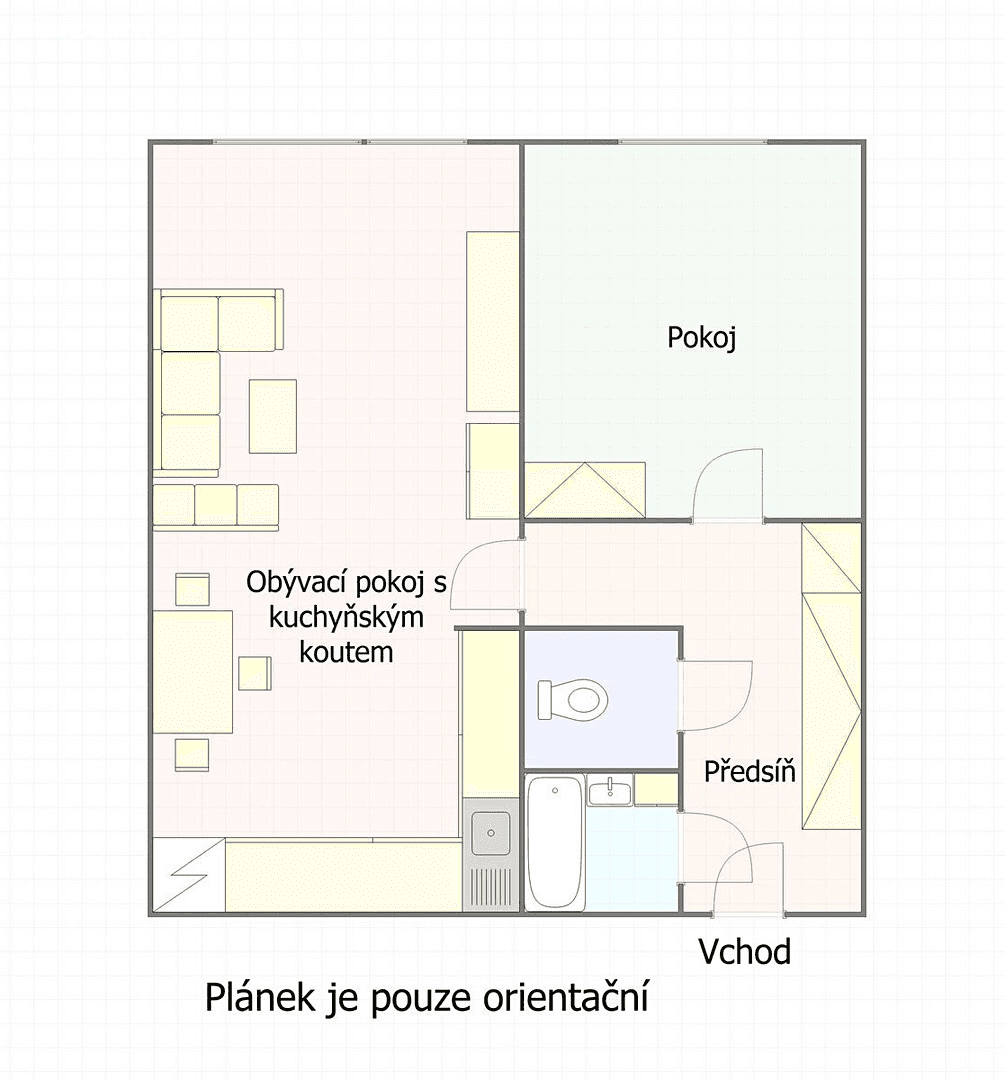 Predaj bytu 2-izbový 43 m², Přeštická, Praha, Praha Predaj bytu 2-izbový 43 m², Přeštická, Praha, Praha