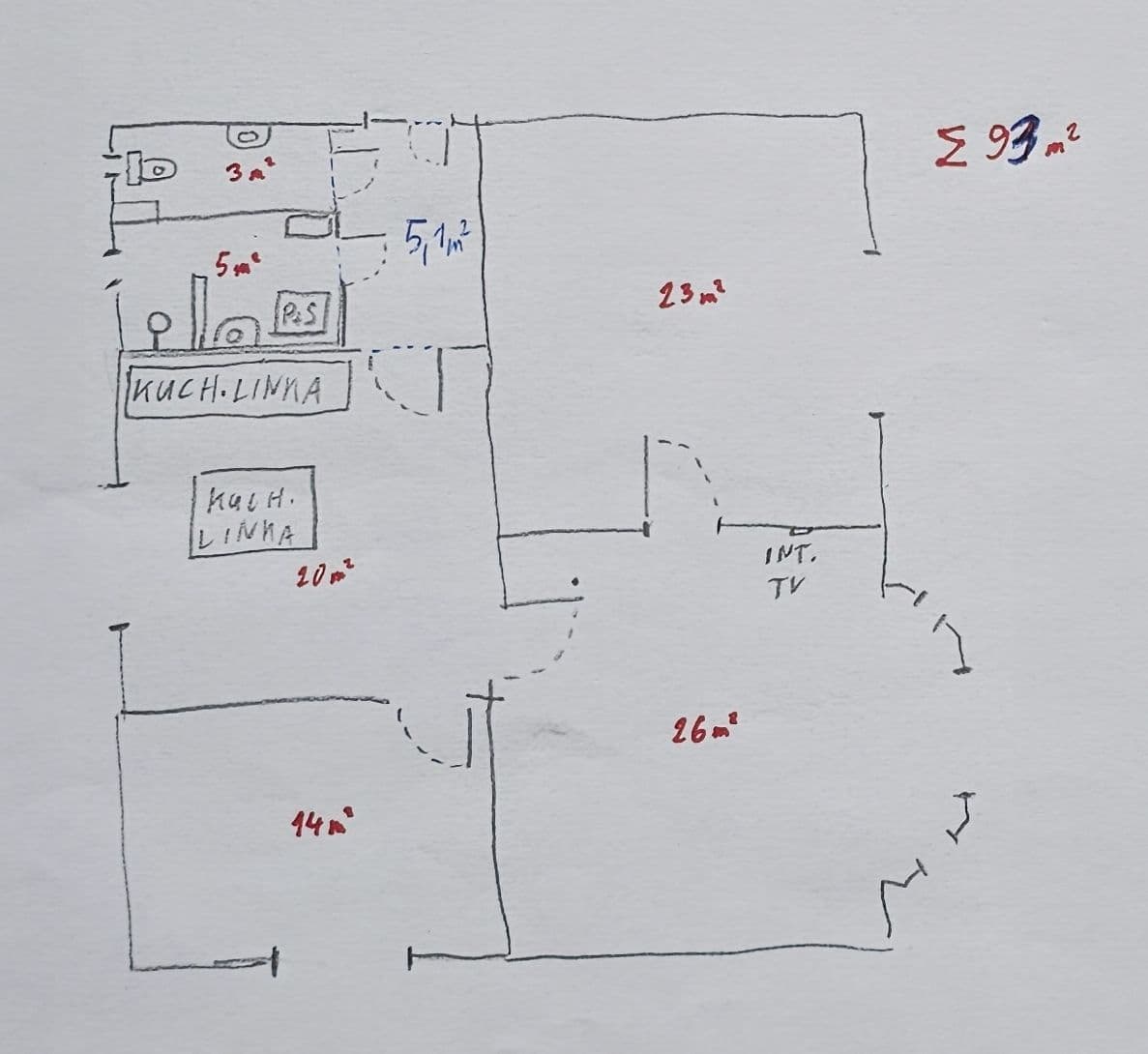 Prenájom bytu 4-izbový 93 m², Vochovská, Plzeň, Plzeňský kraj Prenájom bytu 4-izbový 93 m², Vochovská, Plzeň, Plzeňský kraj