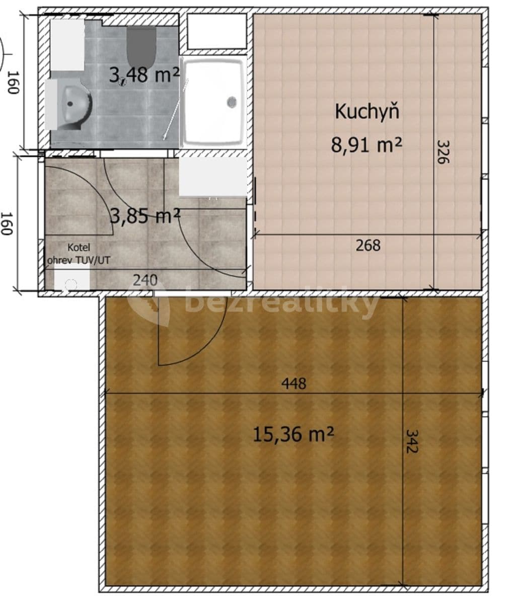 Prenájom bytu 1-izbový 35 m², Husova čtvrť, Rosice, Jihomoravský kraj Prenájom bytu 1-izbový 35 m², Husova čtvrť, Rosice, Jihomoravský kraj