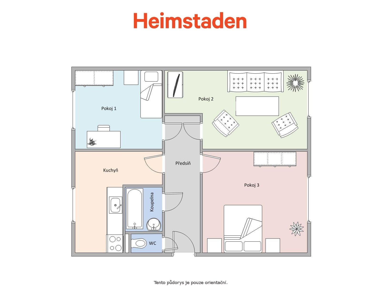 Prenájom bytu 3-izbový 72 m², Slovenská, Karviná, Moravskoslezský kraj Prenájom bytu 3-izbový 72 m², Slovenská, Karviná, Moravskoslezský kraj