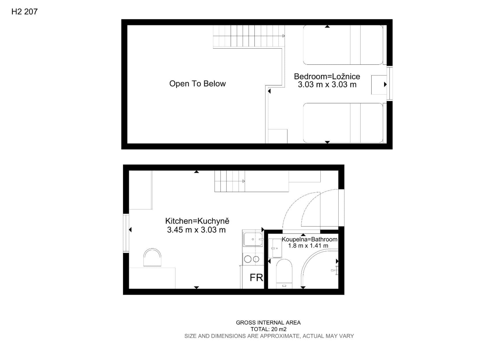 Prenájom bytu 1-izbový 23 m², Hybešova, Brno, Jihomoravský kraj Prenájom bytu 1-izbový 23 m², Hybešova, Brno, Jihomoravský kraj