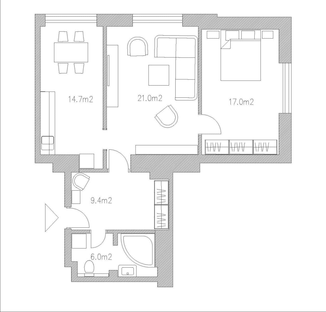 Predaj bytu 2-izbový 70 m², Biskupcova, Praha, Praha Predaj bytu 2-izbový 70 m², Biskupcova, Praha, Praha