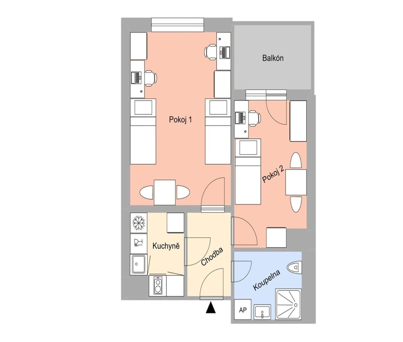 Prenájom bytu 2-izbový 46 m², Magisterská, Plzeň, Plzeňský kraj Prenájom bytu 2-izbový 46 m², Magisterská, Plzeň, Plzeňský kraj