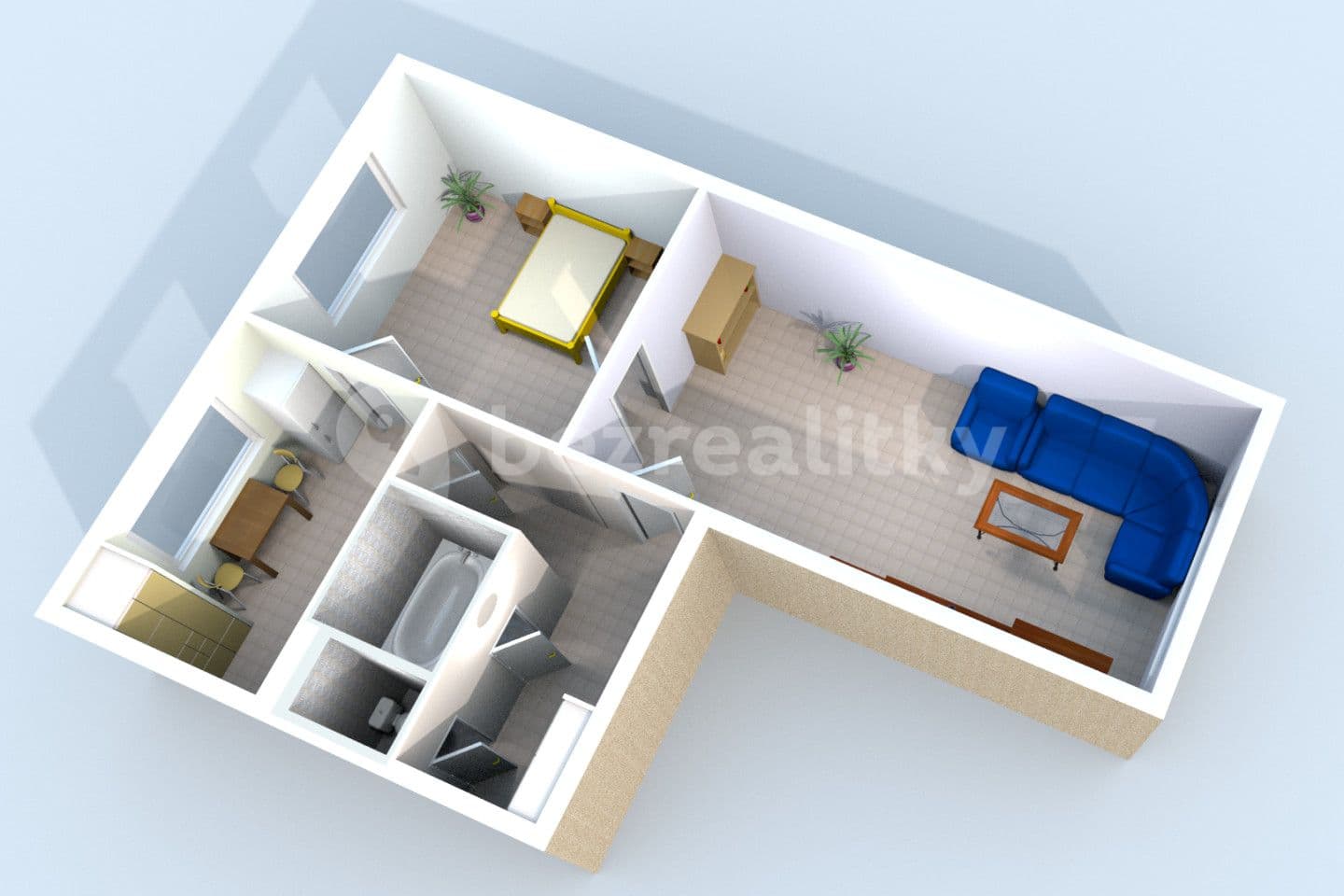 Predaj bytu 2-izbový 51 m², Masarykova, Roztoky, Středočeský kraj