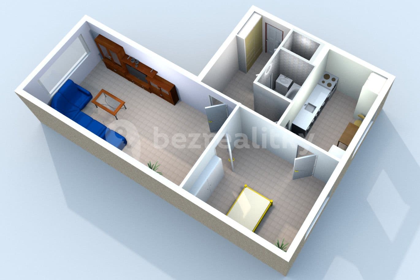 Predaj bytu 2-izbový 51 m², Masarykova, Roztoky, Středočeský kraj