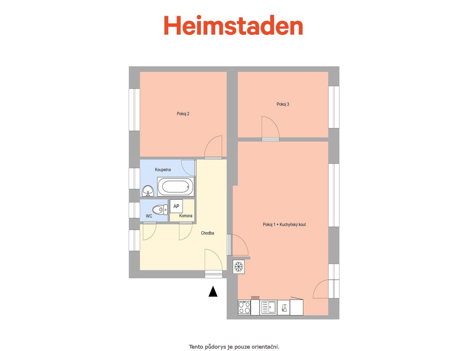Prenájom bytu 3-izbový 65 m², Kapitána Jasioka, Havířov, Moravskoslezský kraj Prenájom bytu 3-izbový 65 m², Kapitána Jasioka, Havířov, Moravskoslezský kraj