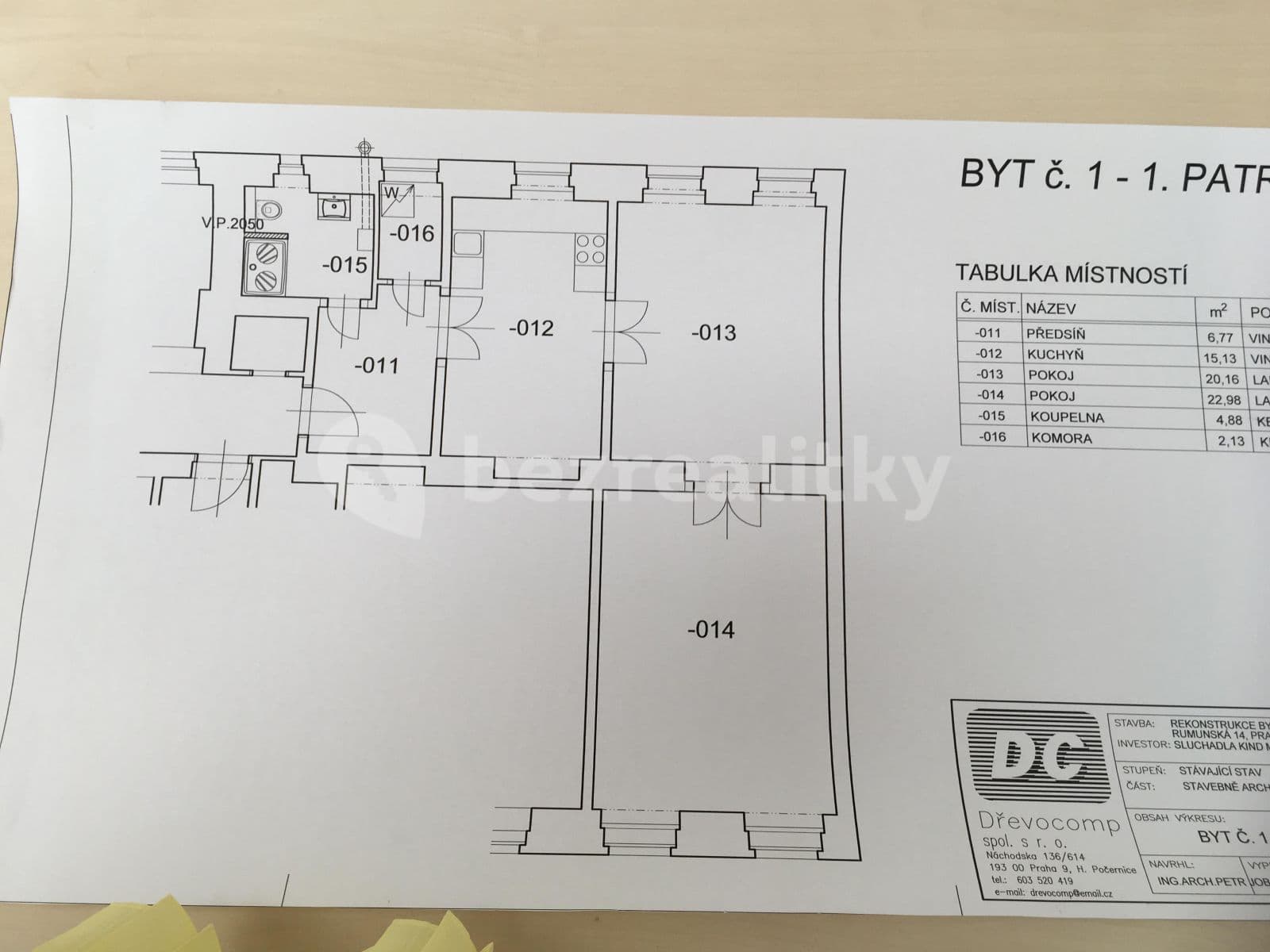 Prenájom bytu 2-izbový 72 m², Rumunská, Praha, Praha Prenájom bytu 2-izbový 72 m², Rumunská, Praha, Praha