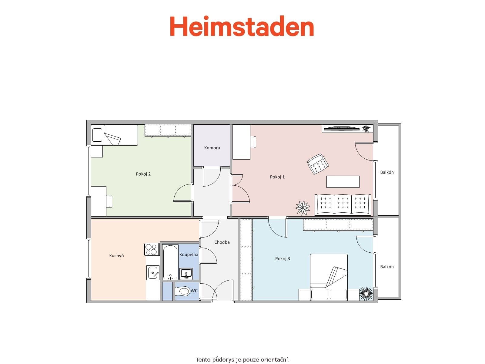 Prenájom bytu 3-izbový 69 m², K Hájku, Frýdek-Místek, Moravskoslezský kraj Prenájom bytu 3-izbový 69 m², K Hájku, Frýdek-Místek, Moravskoslezský kraj