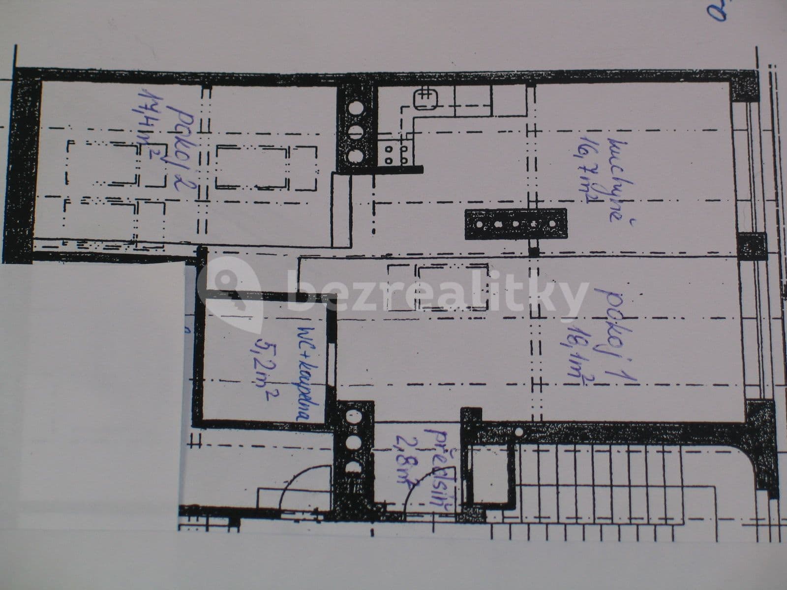 Prenájom bytu 3-izbový 88 m², Ježkova, Praha, Praha Prenájom bytu 3-izbový 88 m², Ježkova, Praha, Praha