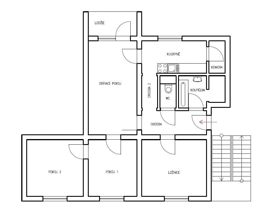 Predaj bytu 4-izbový 87 m², Antonína Slavíčka, Svitavy, Pardubický kraj Predaj bytu 4-izbový 87 m², Antonína Slavíčka, Svitavy, Pardubický kraj