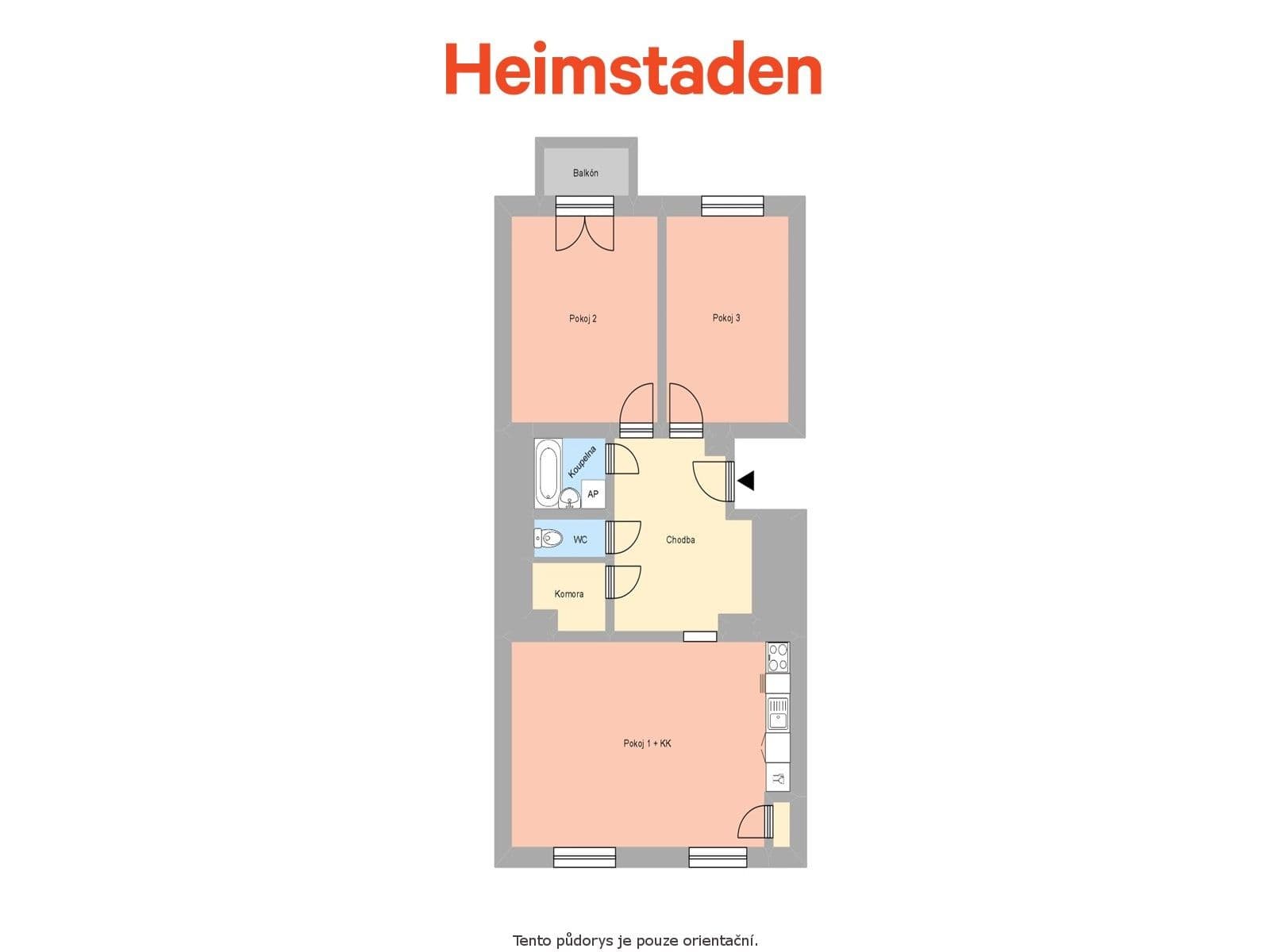 Prenájom bytu 3-izbový 75 m², Hlavní třída, Havířov, Moravskoslezský kraj Prenájom bytu 3-izbový 75 m², Hlavní třída, Havířov, Moravskoslezský kraj