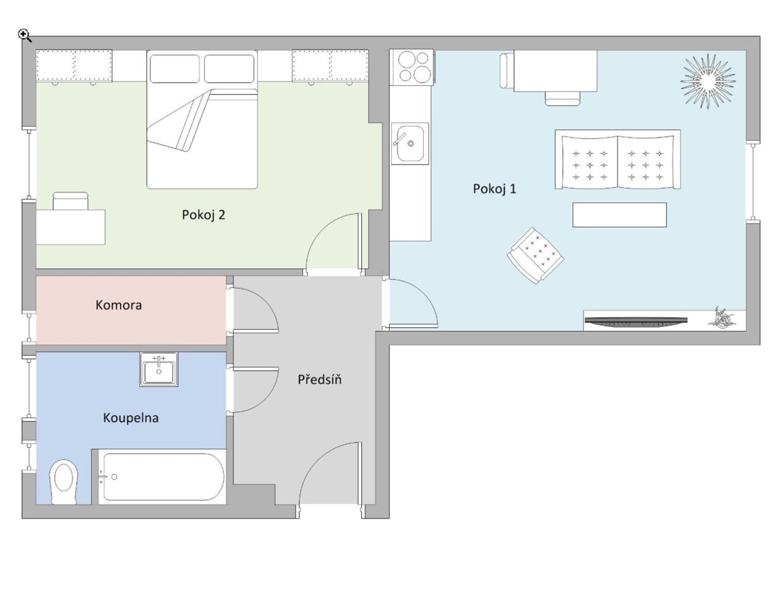 Prenájom bytu 2-izbový 46 m², Nadační, Ostrava, Moravskoslezský kraj Prenájom bytu 2-izbový 46 m², Nadační, Ostrava, Moravskoslezský kraj