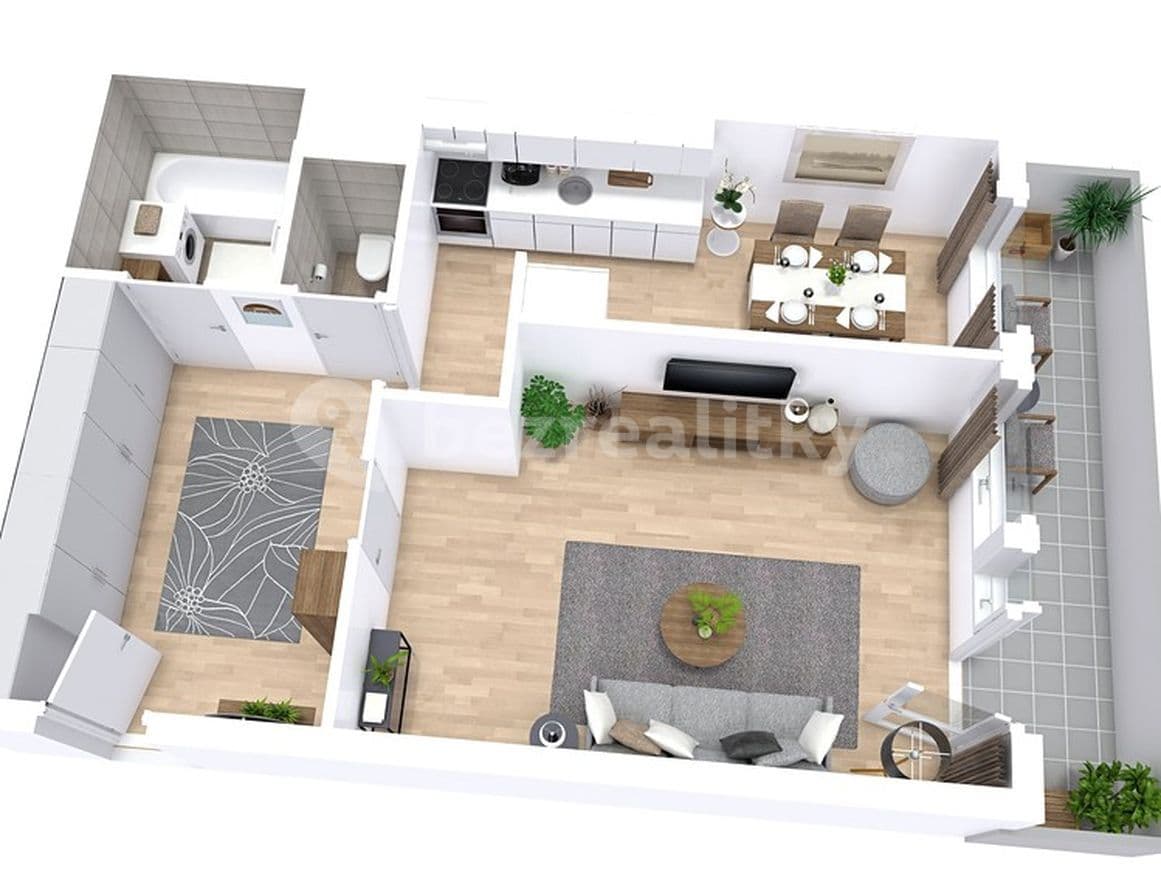 Prenájom bytu 1-izbový 55 m², U Krbu, Praha, Praha Prenájom bytu 1-izbový 55 m², U Krbu, Praha, Praha