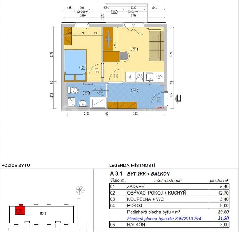 Prenájom bytu 2-izbový 35 m², Nádražní, Hrochův Týnec, Pardubický kraj Prenájom bytu 2-izbový 35 m², Nádražní, Hrochův Týnec, Pardubický kraj