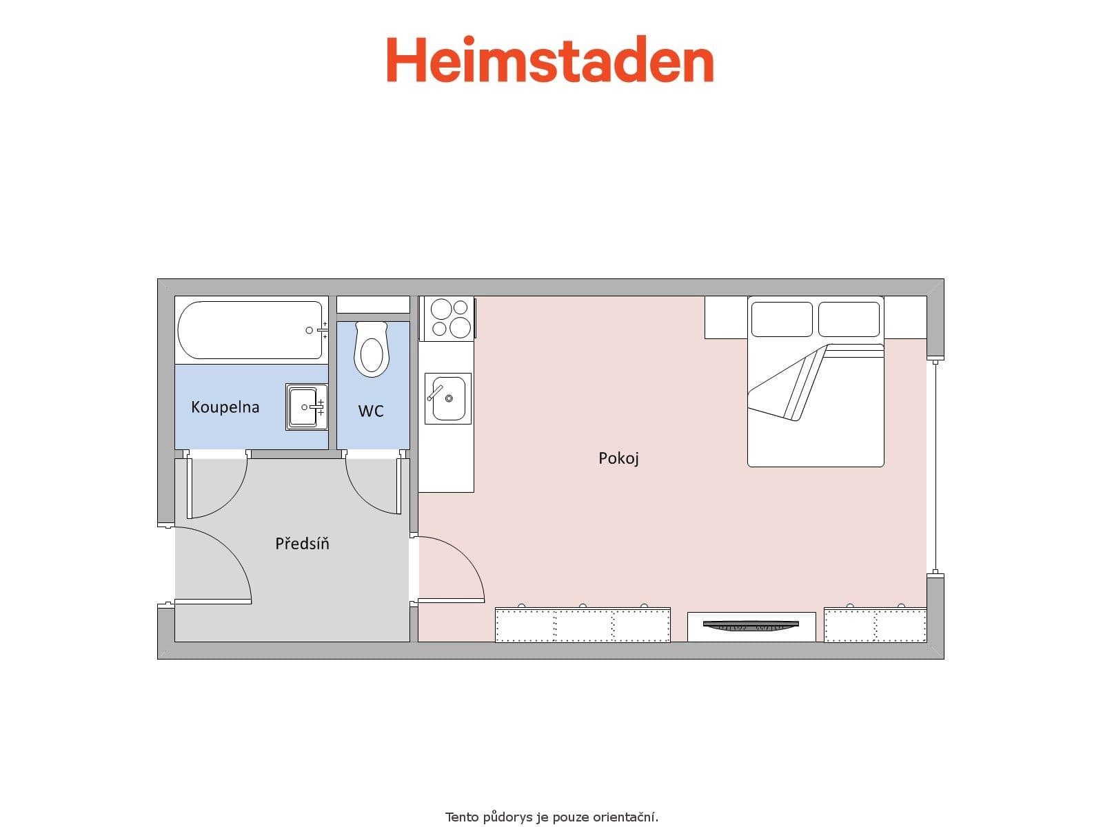Prenájom bytu 1-izbový 26 m², Masarykova třída, Orlová, Moravskoslezský kraj Prenájom bytu 1-izbový 26 m², Masarykova třída, Orlová, Moravskoslezský kraj