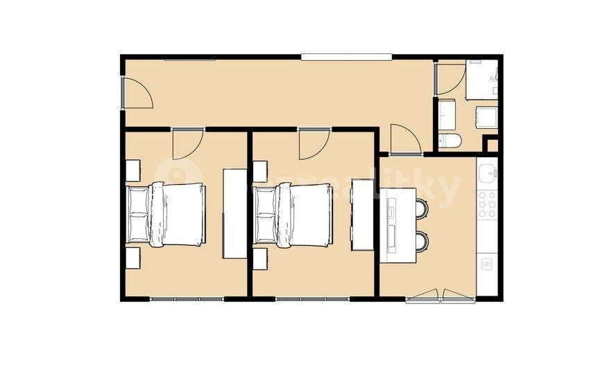 Predaj bytu 2-izbový 65 m², Mánesova, Ostrov, Karlovarský kraj
