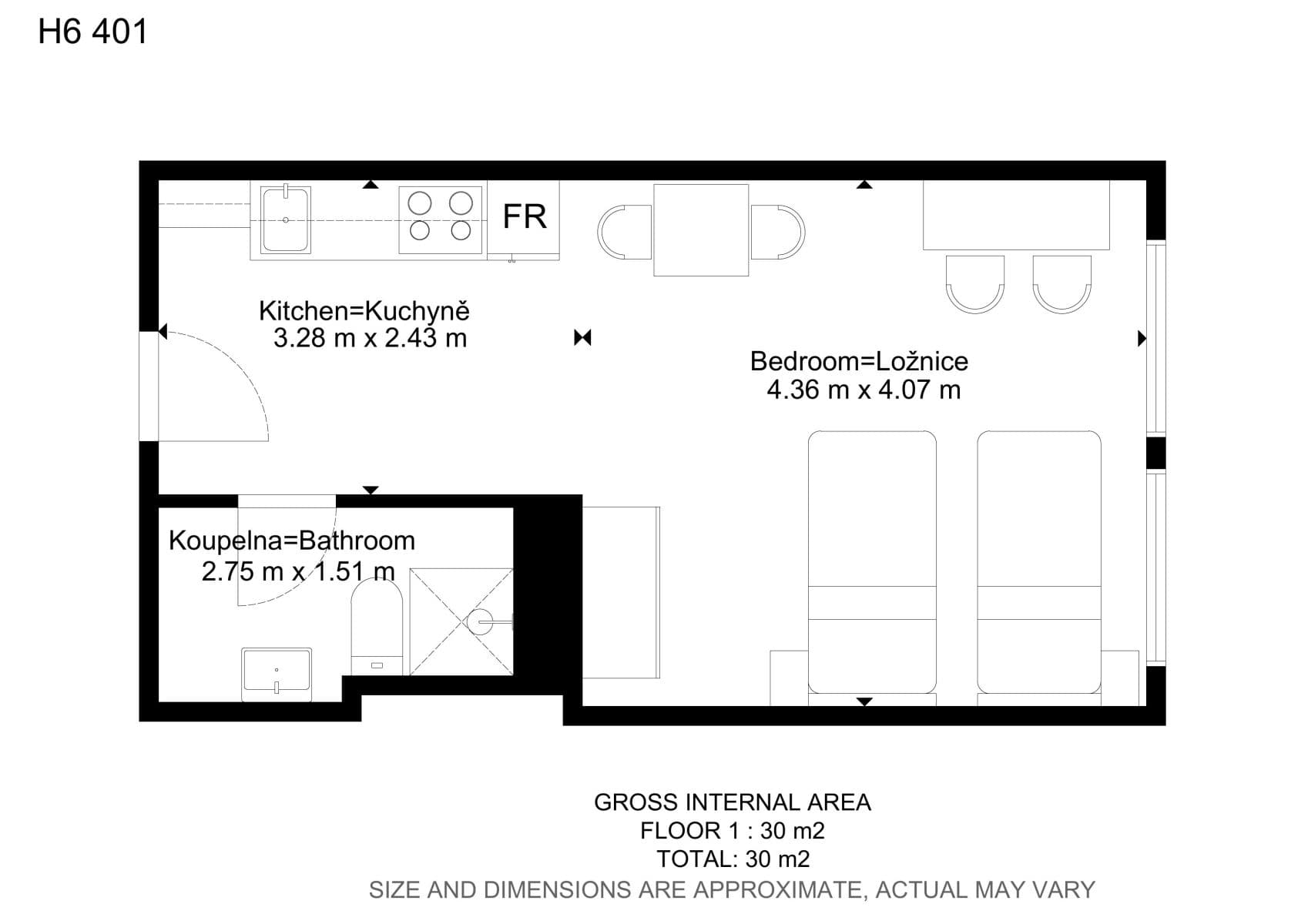 Prenájom bytu 1-izbový 28 m², Hybešova, Brno, Jihomoravský kraj Prenájom bytu 1-izbový 28 m², Hybešova, Brno, Jihomoravský kraj