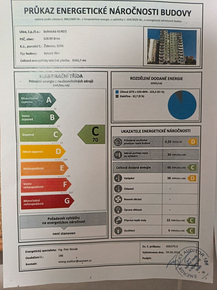Prenájom bytu 3-izbový 65 m², Bořetická, Brno, Jihomoravský kraj Prenájom bytu 3-izbový 65 m², Bořetická, Brno, Jihomoravský kraj