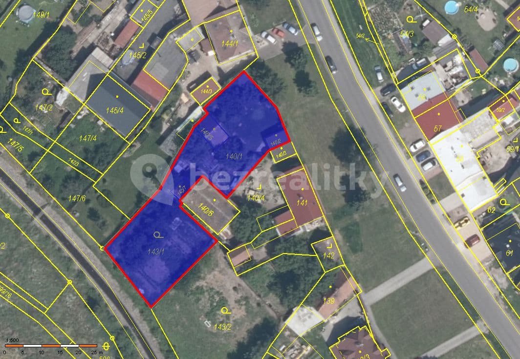 Predaj pozemku 1.151 m², Droužkovice, Ústecký kraj