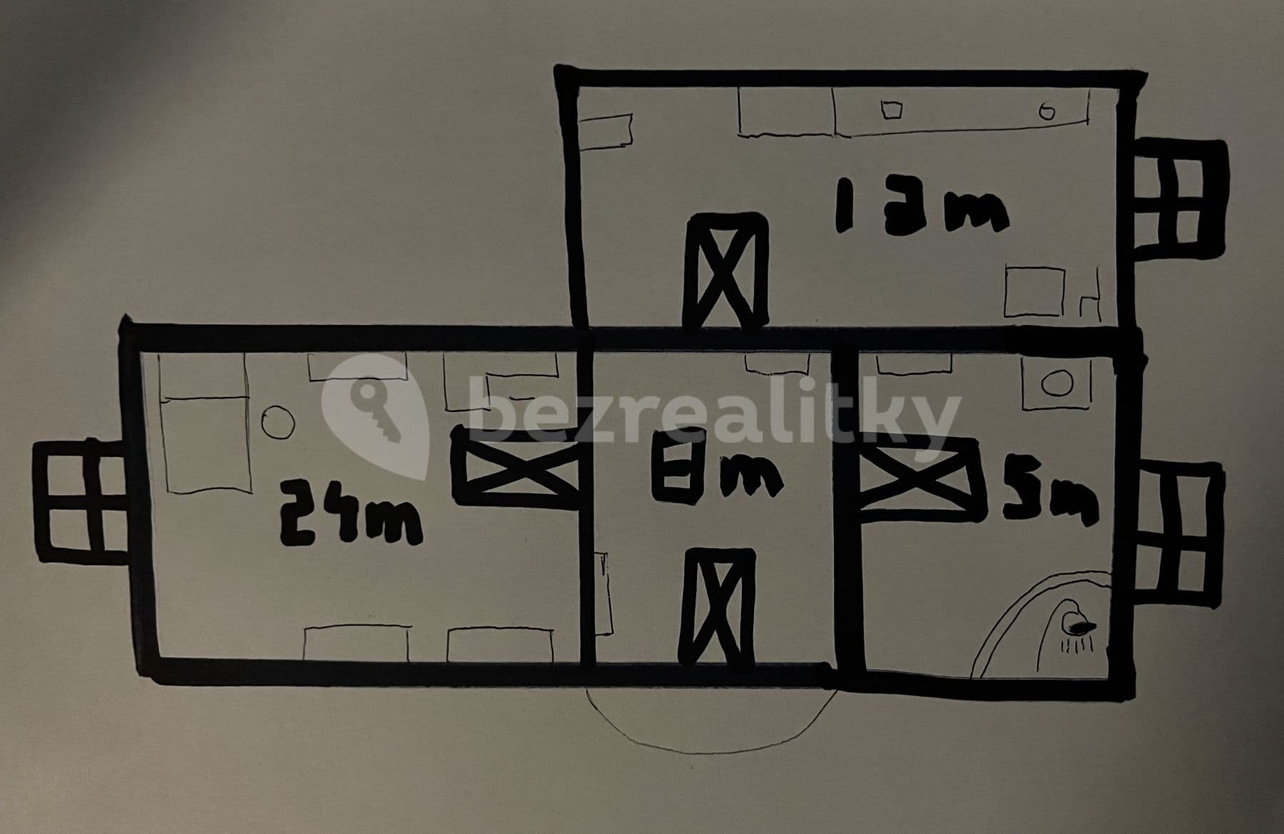 Prenájom bytu 1-izbový 50 m², Tylovo náměstí, Praha, Praha Prenájom bytu 1-izbový 50 m², Tylovo náměstí, Praha, Praha