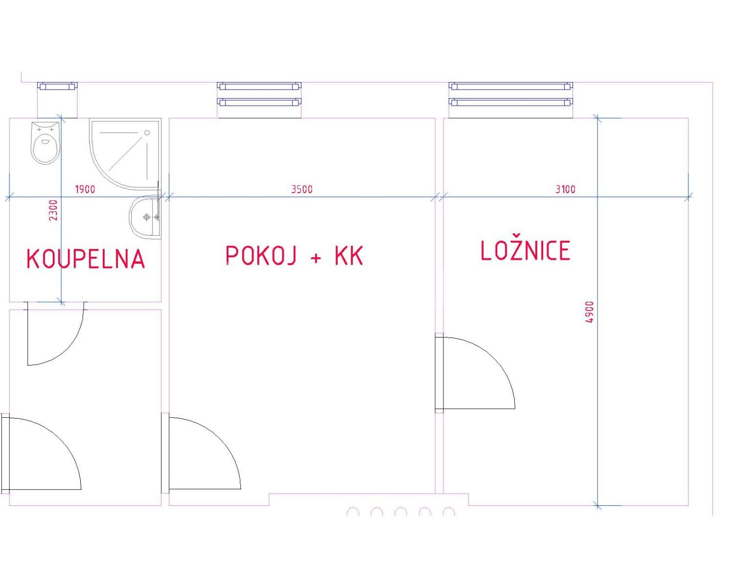 Prenájom bytu 2-izbový 44 m², Pastrnkova, Brno, Jihomoravský kraj Prenájom bytu 2-izbový 44 m², Pastrnkova, Brno, Jihomoravský kraj