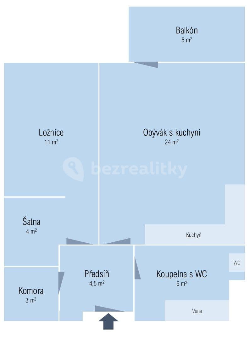 Prenájom bytu 2-izbový 57 m², Thomasova, Praha, Praha Prenájom bytu 2-izbový 57 m², Thomasova, Praha, Praha