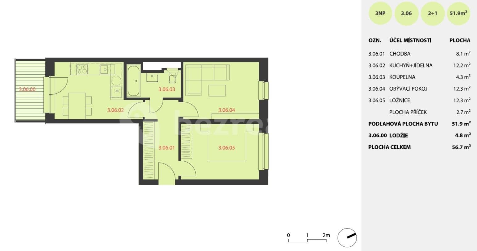 Prenájom bytu 2-izbový 52 m², Pazourková, Kuřim, Jihomoravský kraj Prenájom bytu 2-izbový 52 m², Pazourková, Kuřim, Jihomoravský kraj
