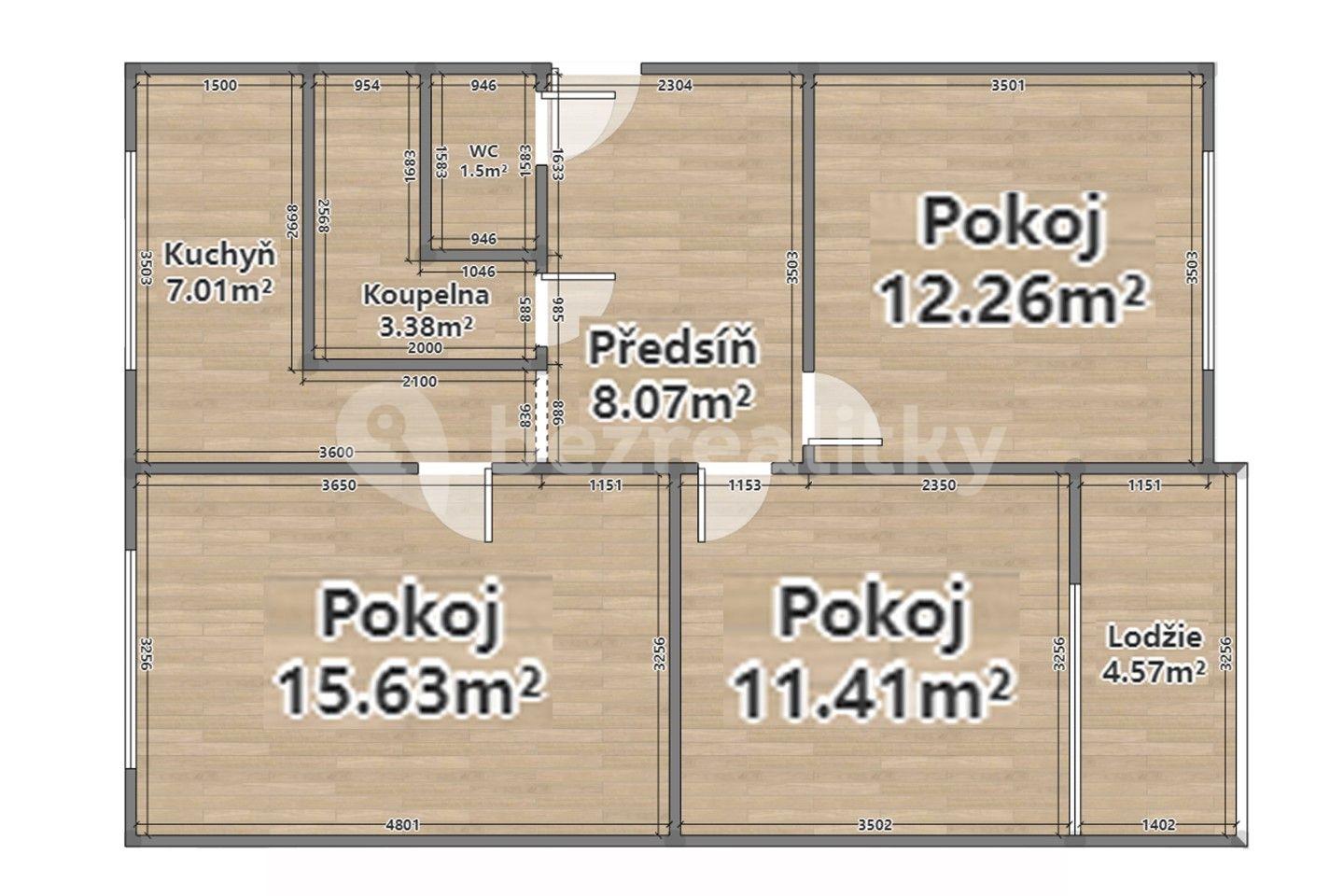 Predaj bytu 3-izbový 62 m², Borská, Bor, Plzeňský kraj
