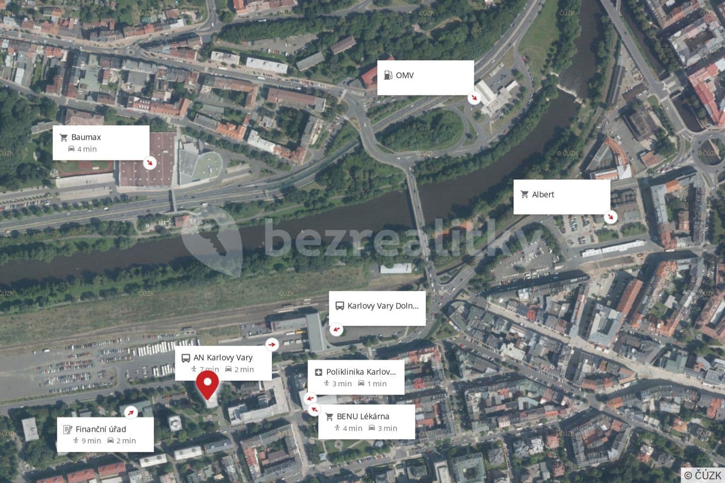 Predaj bytu 3-izbový 59 m², Západní, Karlovy Vary, Karlovarský kraj