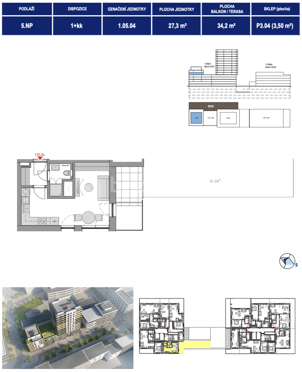 Predaj bytu 1-izbový 28 m², Bratislavská, Brno, Jihomoravský kraj