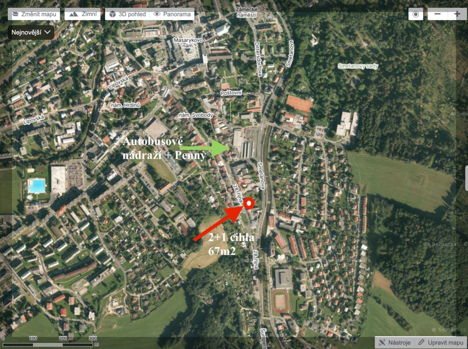 Predaj bytu 2-izbový 67 m², Jeseník, Olomoucký kraj Predaj bytu 2-izbový 67 m², Jeseník, Olomoucký kraj