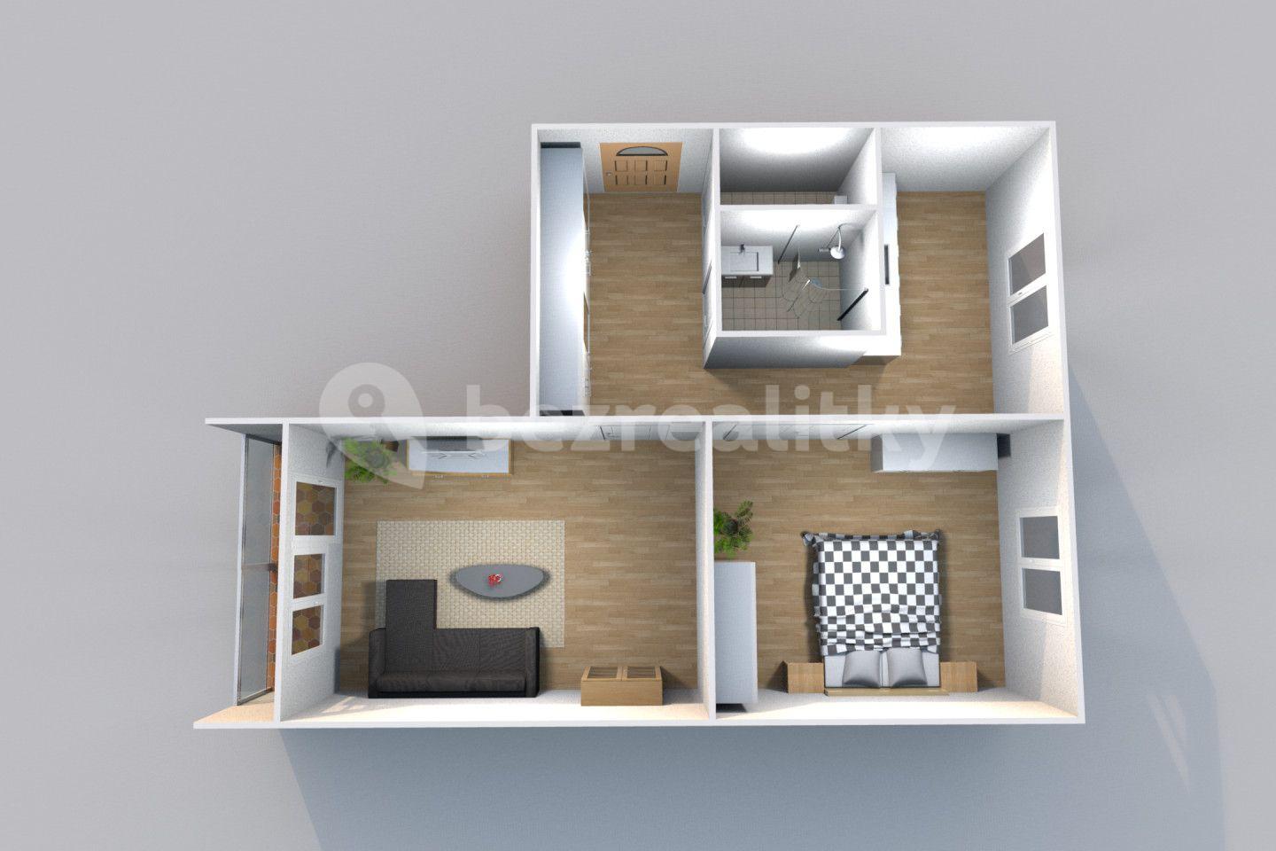 Predaj bytu 2-izbový 52 m², Zahradnictví, Duchcov, Ústecký kraj