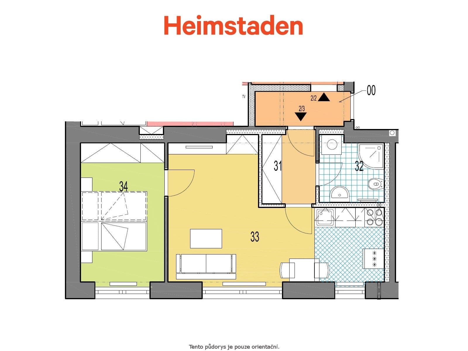 Prenájom bytu 2-izbový 36 m², Klimšova, Havířov, Moravskoslezský kraj Prenájom bytu 2-izbový 36 m², Klimšova, Havířov, Moravskoslezský kraj
